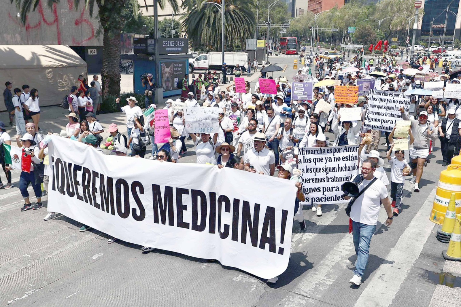 protesta por falta de medicamentos